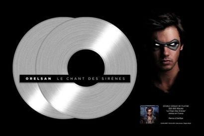 ORELSAN

Double platinum disc awarded to...