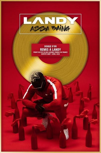 LANDY

Gold disc awarded to the artist Landy...
