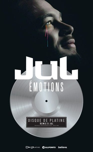 JUL
Disque de platine remis à l'artiste Jul...