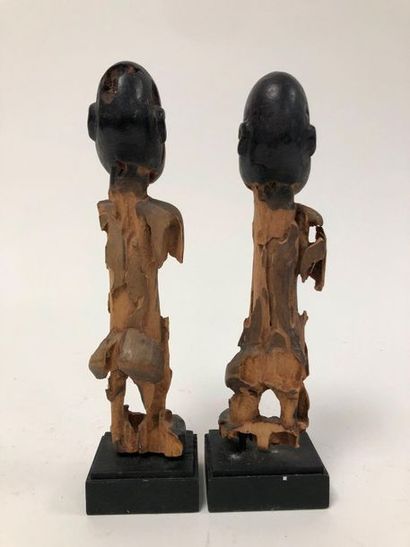GHANA, Ewé

Pair of Venavi twins.

Carved...