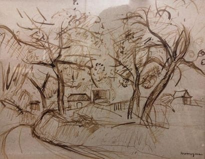 Pinchus KREMEGNE (1890-1981)


Tree-lined...
