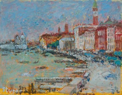 Marko STUPAR (1936)


Panoramic view of Venice.

Oil...
