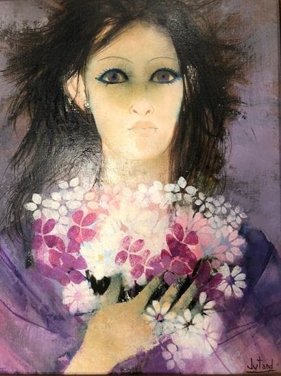 Pierre JUTAND (1935)


Face with flowers.

Oil...