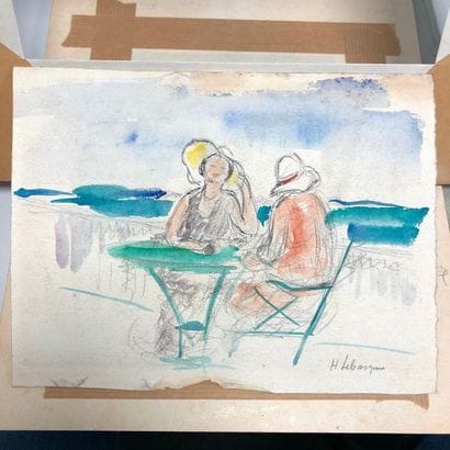 Henri LEBASQUE (1865-1937)


Women sitting...