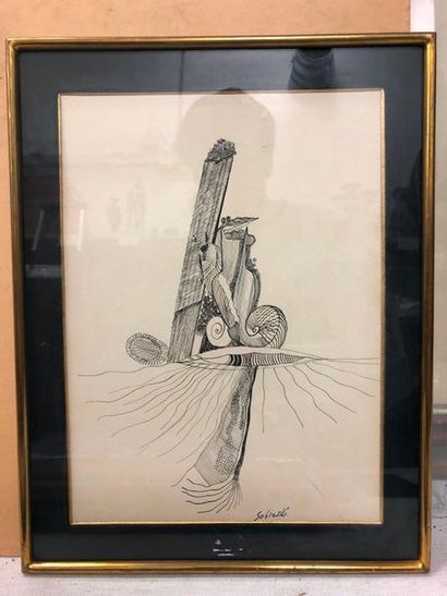 Jean SOBIESKI (1937)


Imaginary landscape.

Ink...