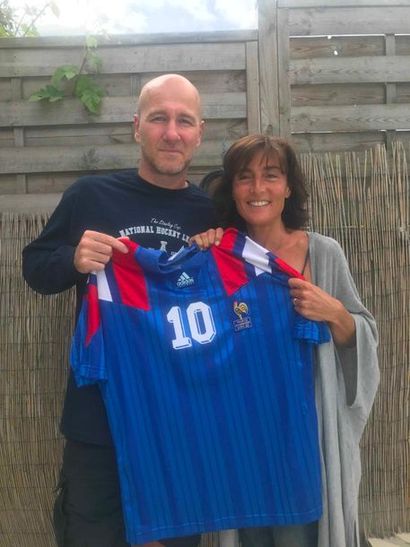 Maillot de Michel PLATINI
Jean-Charles SABATTIER...