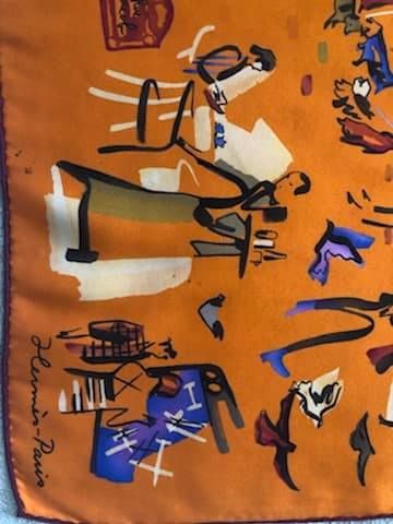 HERMES
Square Hermès 60x60 cm, 100% silk,...