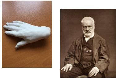 MUSÉE GRÉVIN
A wax hand by Victor Hugo, donated...