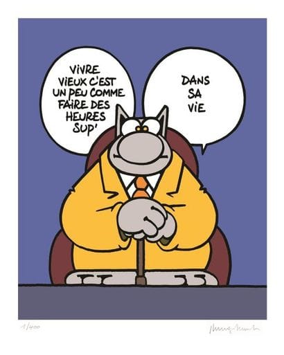 PHILIPPE GELUCK
Silkscreen print HEURES SUP,...