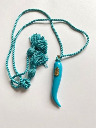 CYRIELLE CLAIR
Turquoise blue necklace offered...