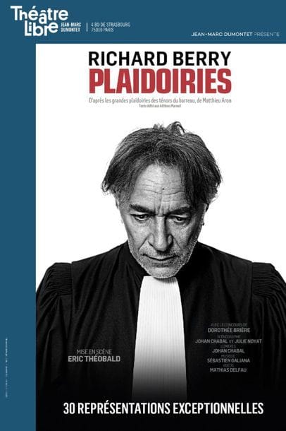 RICHARD BERRY
2 tickets for Plaidoiries with...