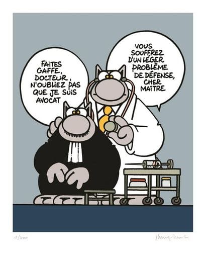 PHILIPPE GELUCK
Silkscreen print DOCTEUR...