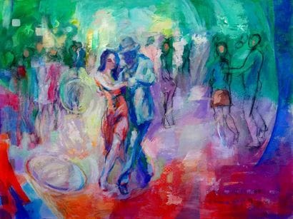 Amalya Nane Tumanian
Les danseurs 2019 Acrylic...