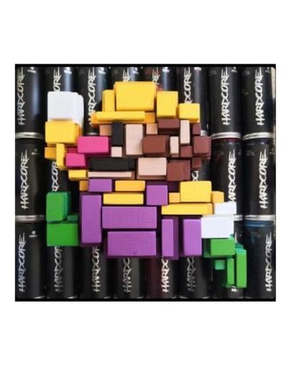 Sank Wario 
Untitled 2019 colour sculpture...