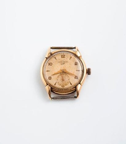 LIP


Men's bracelet watch in yellow gold...