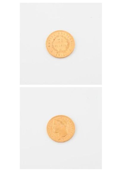 FRANCE 

Pièce de 20 francs or, Napoléon...