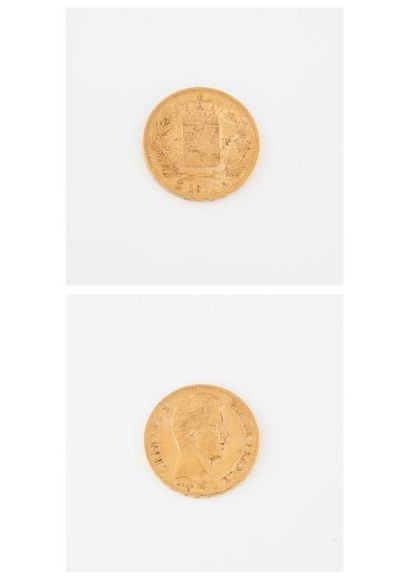 FRANCE 

Pièce de 40 francs or, Charles X,...