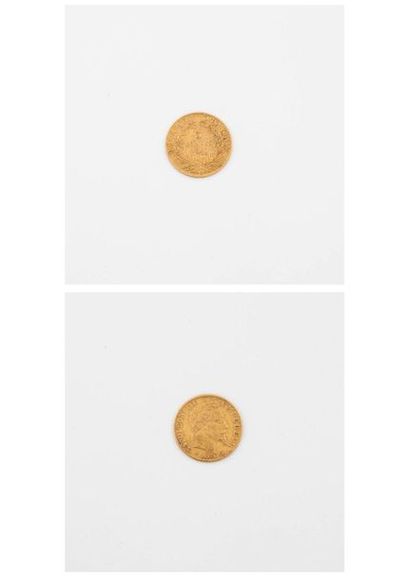 FRANCE 

Pièce de 5 francs or, Napoléon III,...