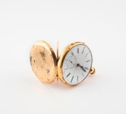 Gusset watch in yellow gold (750).

Back...