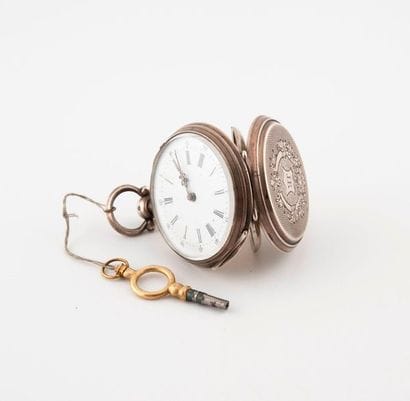 Silver collar watch (min.800).

Back cover...
