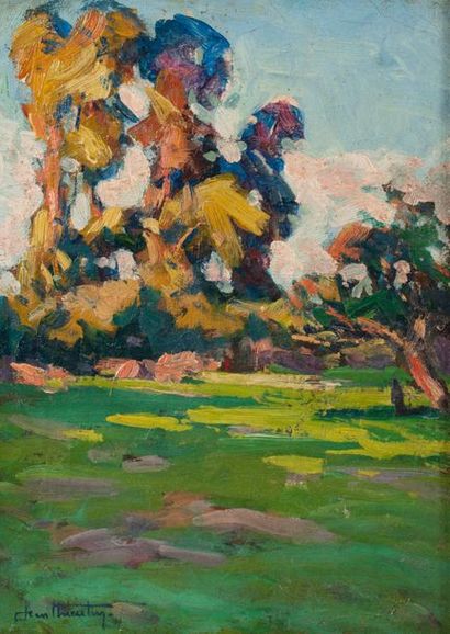 Jean THIEULIN (1894-1960)
Landscape. 
Oil...