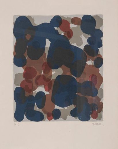 Raoul UBAC (1910-1985)
Sans titre. 
Lithographie....