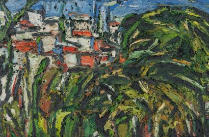 Claude JOUHANNEAU (1931-2010) 
Paysage. 
Huile...