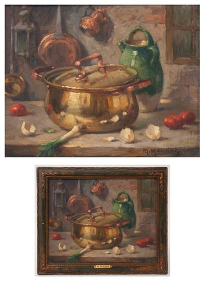 MAURICE LOUIS MONNOT (1869-1937)
Nature morte...