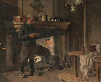 André CHARIGNY (1902-2000)
Peasant interior...
