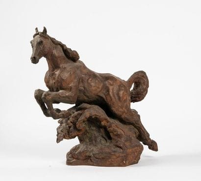 Robert GODEFROY (1928-2020)
Ocean. 
Patinated...