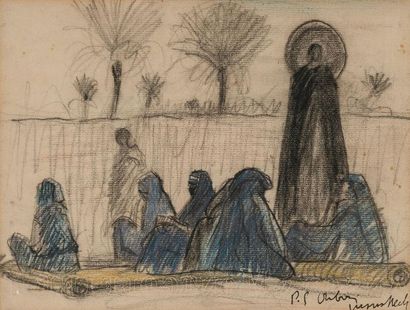 Paul Elie DUBOIS (1886-1949)
Tuaregs at the...