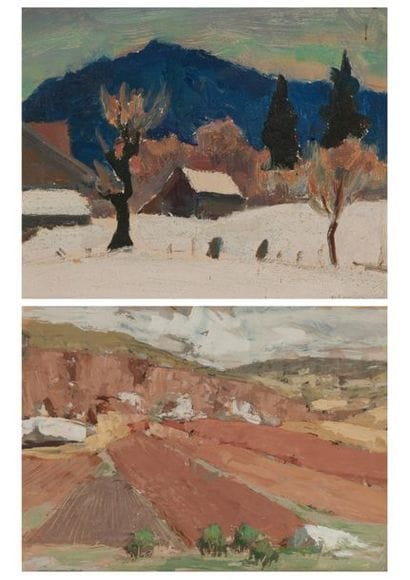 Paul Jean Decrind (1916-1995)
Soir d'hiver...