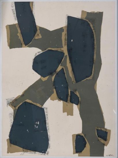 Raoul UBAC (1910-1985)
Sans titre, composition...