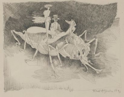 Knut JORGENSEN (1937-1991) 
Sans titre, 1976....