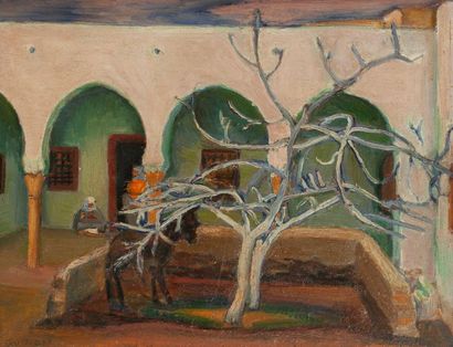 Albert GUINDET (1880-1973)
Moorish court....