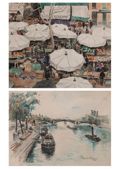 Roger BERTIN (1915-2003)
Quai de Seine, 1976....