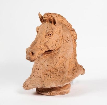 Robert GODEFROY (1928-2020)
Life force. 
Terracotta....
