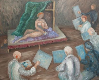 Robert GODEFROY (1928-2020)
Le modèle nu....