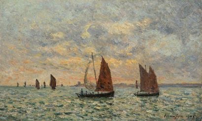 Maxime MAUFRA (1861-1918)

*Soleil couchant,...