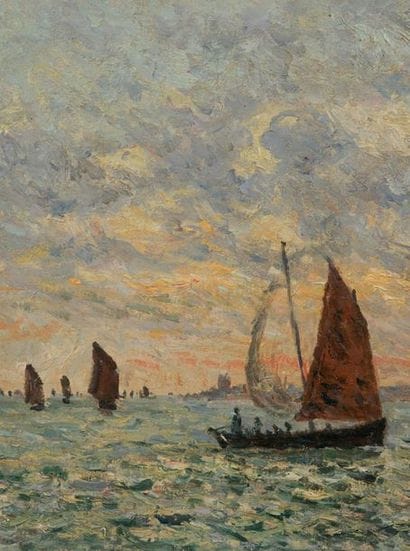 Maxime MAUFRA (1861-1918)

*Soleil couchant,...