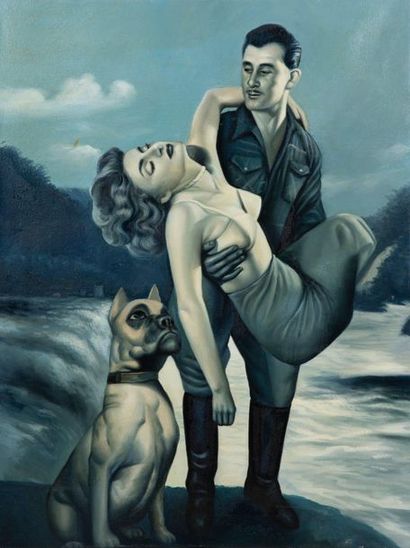 École contemporaine

*Untitled.
Oil on canvas.
Unsigned.
80...