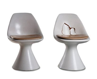 Maurice BURKE (XXème siècle)

*Pair of chairs.
Made...