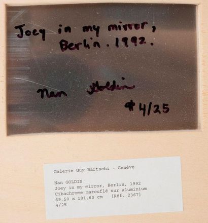 NAN GOLDIN (1953)

*Joey in my mirror, Berlin,...
