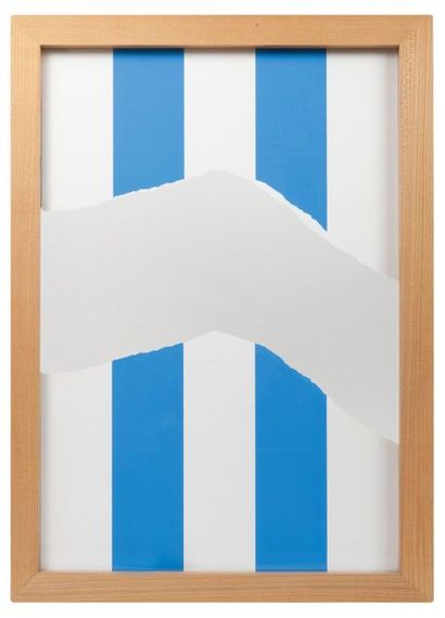 Daniel BUREN (1938)

Déchirure 1 en 2, n°19,...