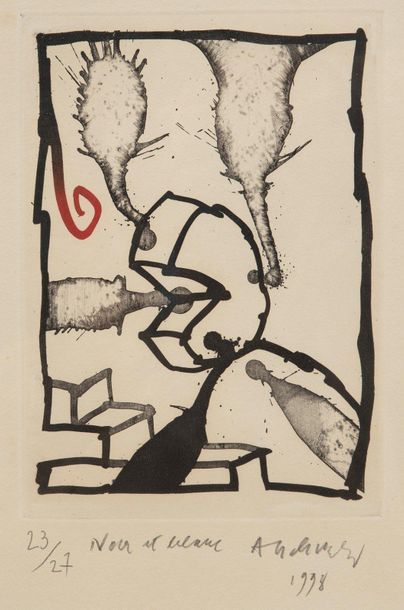 Pierre ALECHINSKY (1927)

*Noir et blanc,...