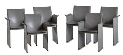 Tito Agnoli (1931-2012)

*Suite de six fauteuils...