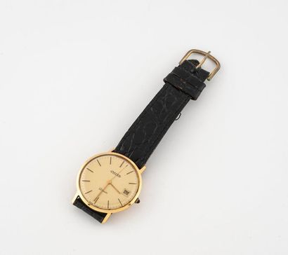 JAEGER
Montre bracelet d'homme. 
Boîtier...