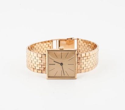 Montre bracelet d'homme en or jaune (750)...