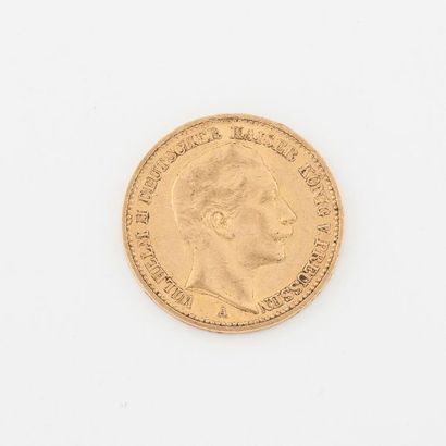 ALLEMAND
Pièce de 20 mark or, Wilhelm, 1895....