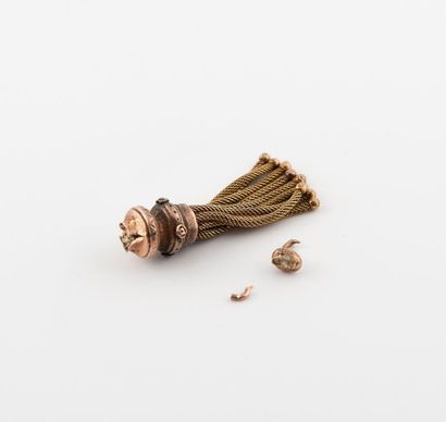 Débris de pendentif en or jaune (min. 375)...